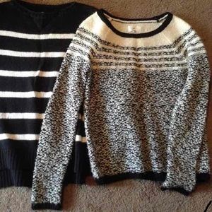 Black and white Lou & Grey sweater